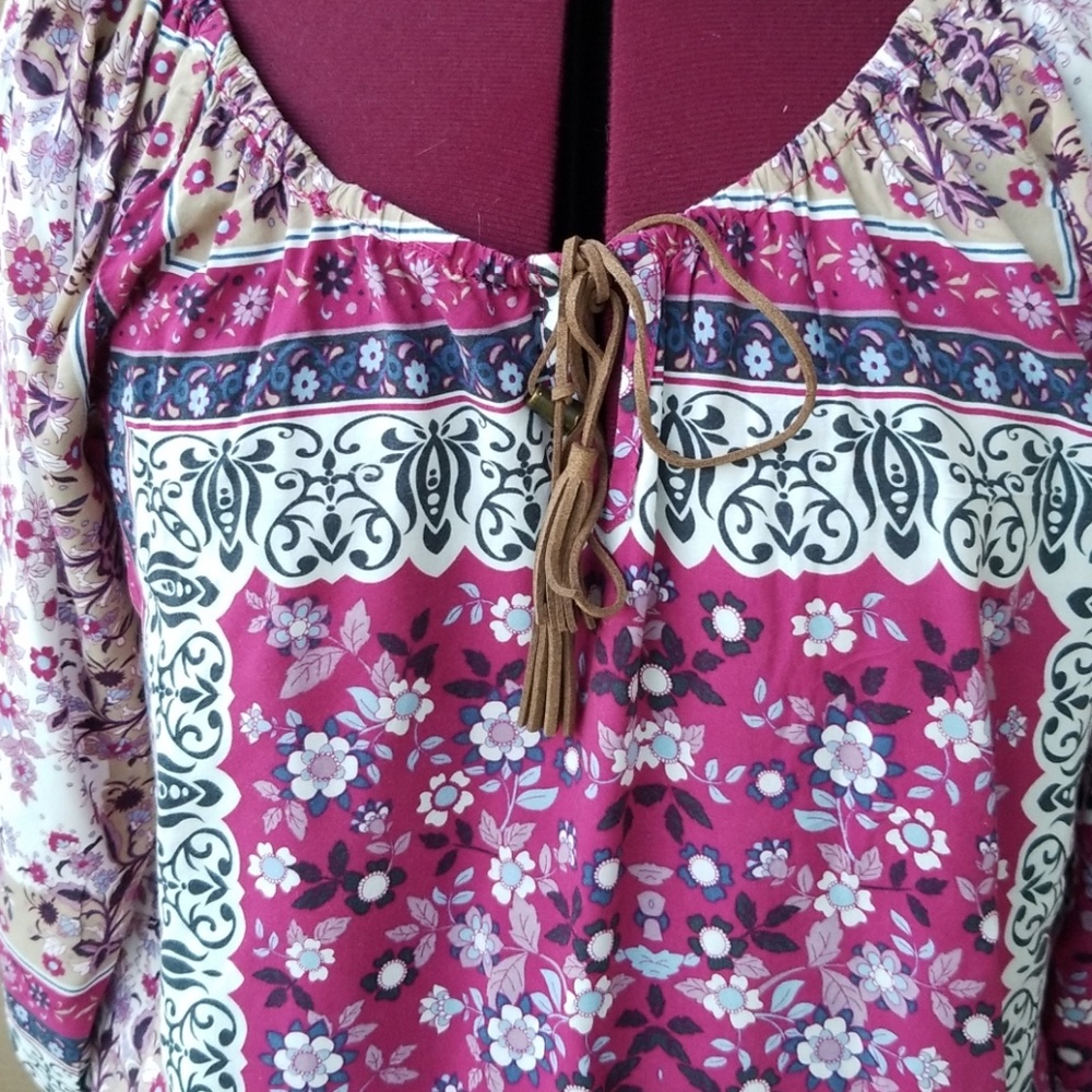 Patterned blouse - Picture 2 of 2